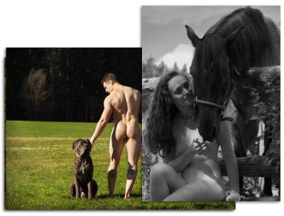 1x Girls- and Boys-Kalender (Hochformat, Schwarz-Weiß) + 1x Boys-Kalender (Querformat, Farbe)