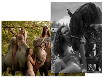 1x Girls- and Boys-Kalender (Hochformat, Schwarz-Weiß) + 1x Girls-Kalender (Querformat, Farbe)
